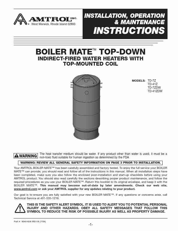 Amtrol Electric Heater TD-41ZDW-page_pdf